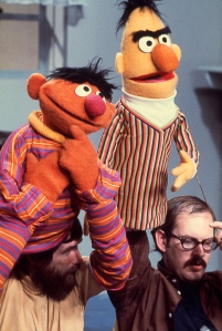 Master puppeteers Jim Henson and Frank Oz had a ball with best buds Ernie and Bert on SESAME STREET.  Photo courtesy Sesame Workshop.